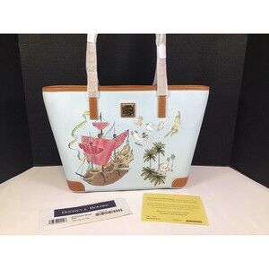 Disney Parks Classic Peter Pan Tinker Bell Tote Bag Dooney and Bourke 2023 NEW